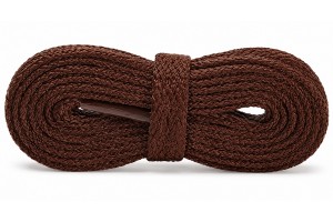 LACES Thick Flat Shoelaces Cinamon