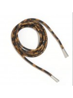 Laces HF Round Shiny Bling Crystal Shoelaces brown