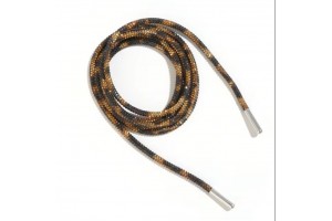 Laces HF Round Shiny Bling Crystal Shoelaces brown