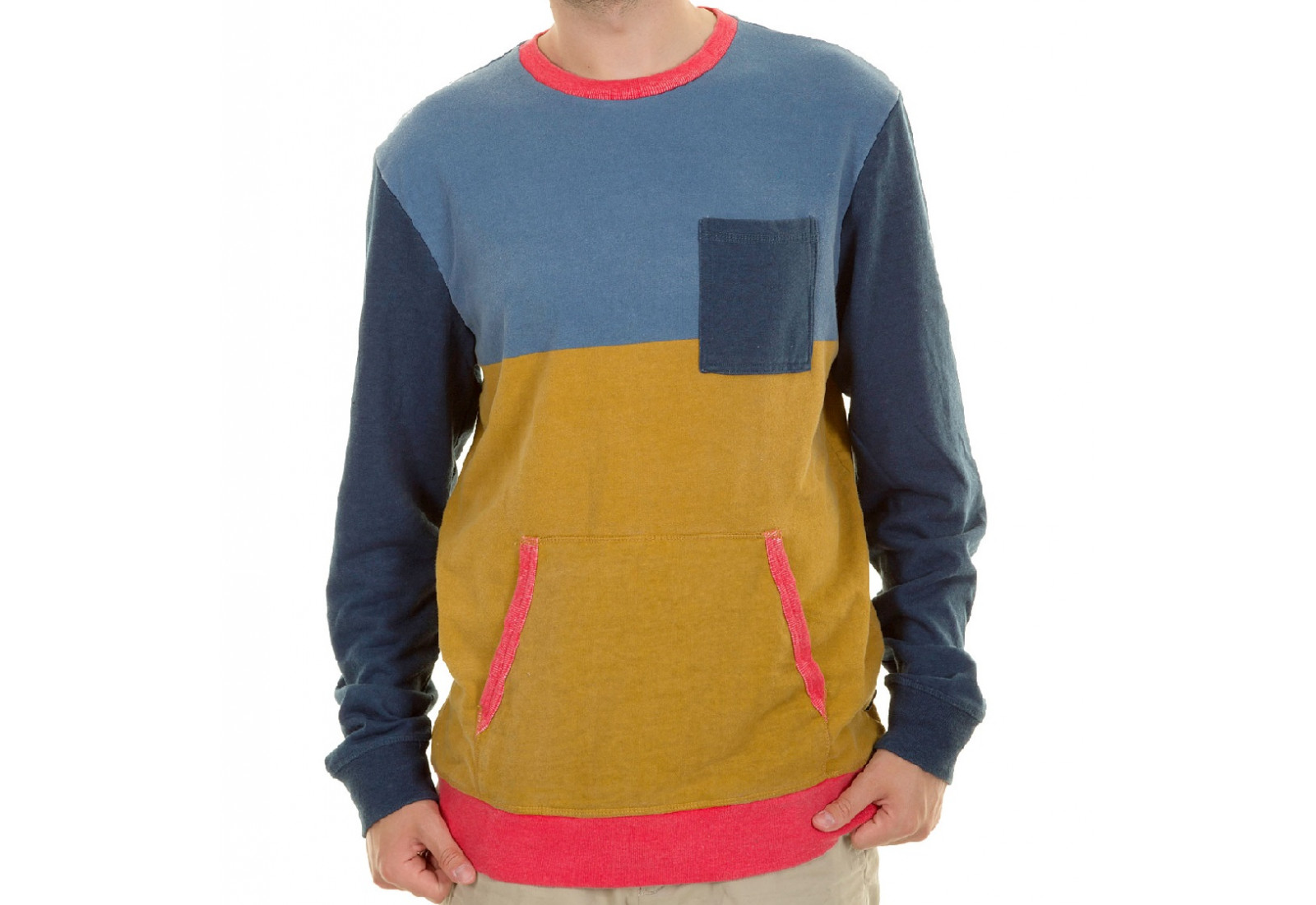 vans muir colorblock sweatshirt