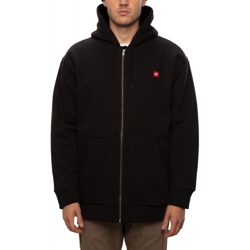 686 Sherpa Lined Hooded Sweatshirt black