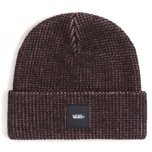 Vans Waffle Cuff  Pink Dawn Black Beanie