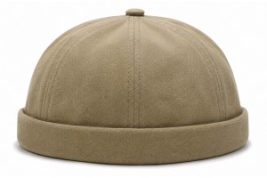 NH Street Brimless Dockers Hat sand