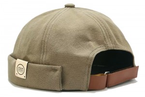 NH Street Brimless Dockers Hat sand