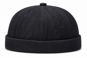 NH Street Brimless Dockers Hat black