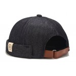 NH Street Brimless Dockers Hat black