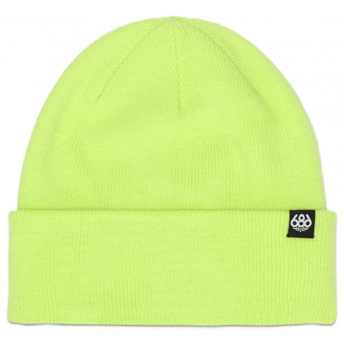 686 STANDARD ROLL UP BEANIE LIME