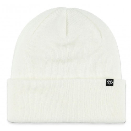 686 STANDARD ROLL UP BEANIE White
