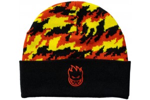 Spitfire BIGHEAD FLAME BLK RED YLW