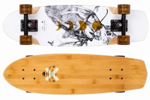 Arbor Cruiser Bamboo Pocket Rocket WhiteBlack 27