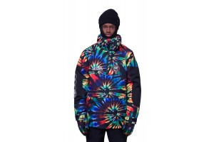 686 RENEWAL INSULATED ANORAK GRATEFUL DEAD BLACK TIE DYE 10K/10K 