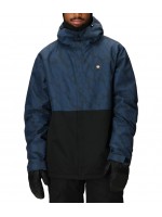 686 FOUNDATION INSULATED JACKET NAVY FRACTURED COLORBLOCK 10K/10K