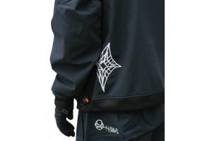 686 WATERPROOF TEAM HOODY black print 10K/10K