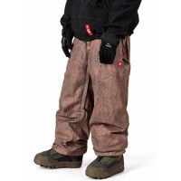 686 DOJO SHELL PANT BROWN CRINKLE WASH 20K/10K