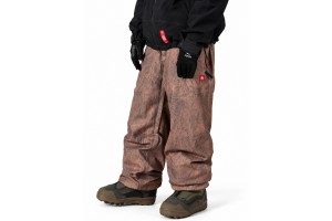 686 DOJO SHELL PANT BROWN CRINKLE WASH 20K/10K