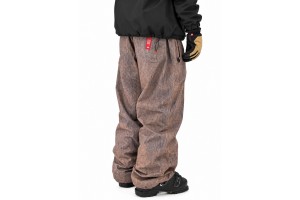 686 DOJO SHELL PANT BROWN CRINKLE WASH 20K/10K
