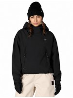 686 WMNS WATERPROOF TEAM CROP HOODY black 10K/10K