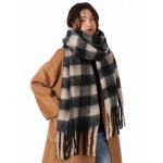 Scarf Oversized Plaid