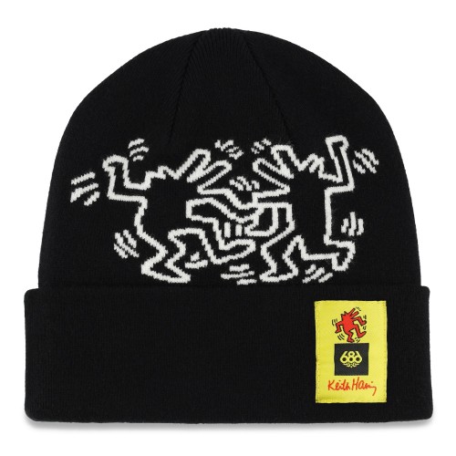 686 KEITH HARING BEANIE black