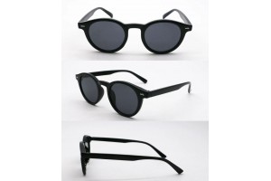 Aizo Nautical Studs Round Frame PC / PC black