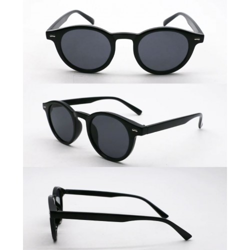 Aizo Nautical Studs Round Frame PC / PC black