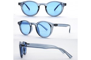 Aizo Nautical Studs Round Frame PC / PC blue