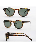 Aizo Nautical Studs Round Frame PC / PC Brown grey