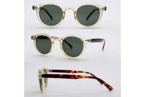 Aizo Nautical Studs Round Frame PC / PC yellow/brown grey