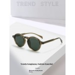 Aizo Round Frame TR90 / TAC Polarized yellow Brown