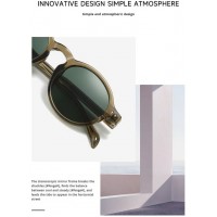 Aizo Round Frame TR90 / TAC Polarized yellow Brown