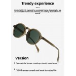 Aizo Round Frame TR90 / TAC Polarized yellow Brown