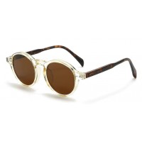 Aizo Round Frame TR90 / TAC Polarized yellow Brown