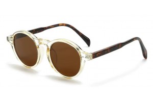 Aizo Round Frame TR90 / TAC Polarized yellow Brown