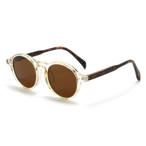 Aizo Round Frame TR90 / TAC Polarized yellow Brown