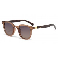 Aizo Wood grain Frame PC / PC Polarized Brown  
