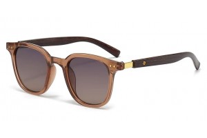 Aizo Wood grain Frame PC / PC Polarized Brown  
