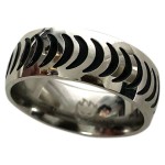Spitfire RING CRESSENT STAINLES SZ10