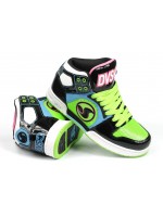 DVS Aces High Girl Black Lime Action Leather