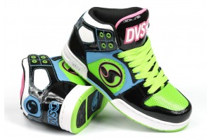 DVS Aces High Girl Black Lime Action Leather