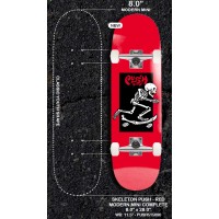 Opera push Skeleton Modern Mini Red 8.00 riedlente