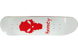Beasty White 8.00 skate deck