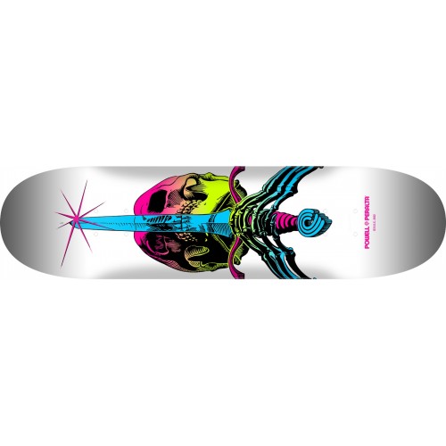 Powell Peralta Skull Sword  Fade White 9