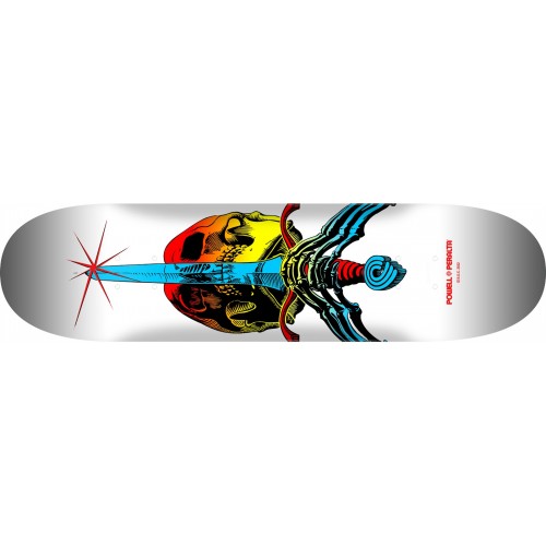 Powell Peralta Skull Sword Fade White 8.25