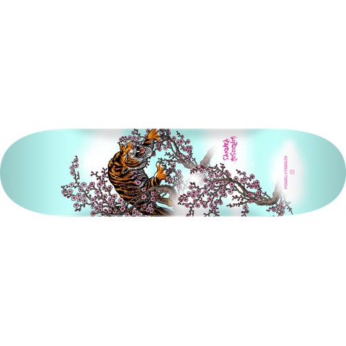 Powell Peralta Yosozumi Tiger Light Blue 8.25