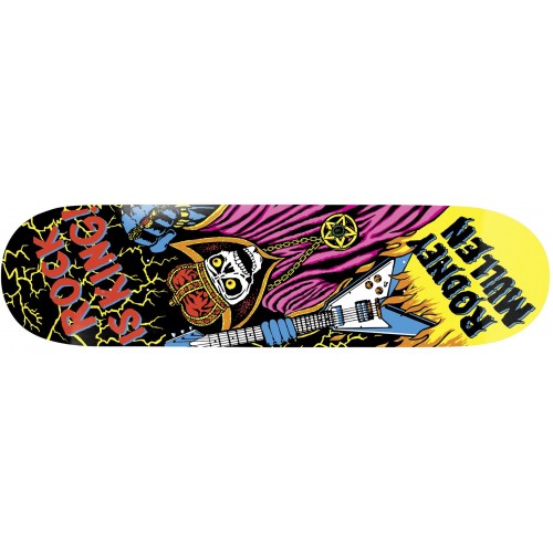 Wolrd Industries Rodney Mullen Rock is King R7 Popsicle Black 8.5