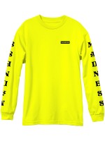Madness Expanded LS Tee Safety Green