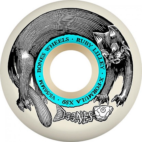 BONES WHEELS X-Formula Lilley Blk Cat 56mm V5 Sidecuts 99A