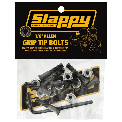 Slappy Allen Grip Tip Bolts Black 7/8"